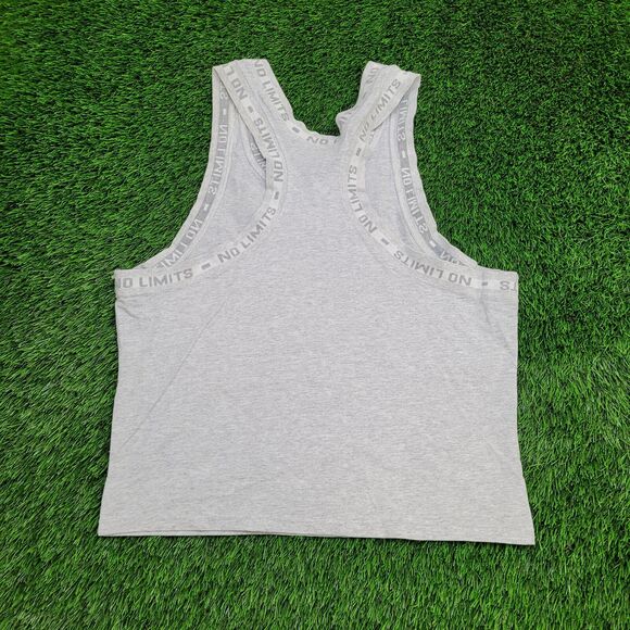 Vintage 90s No-Limits Tank-Top Large 21x28 Gray - Picture 4 of 10